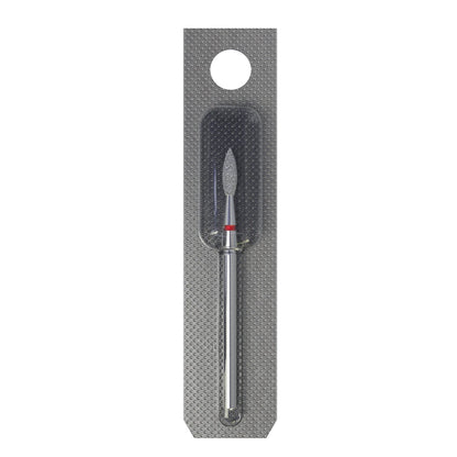 STALEKS EXPERT Fresa diamantada «Llama aguda» roja, diámetro 2,3 mm, parte de trabajo 8 mm