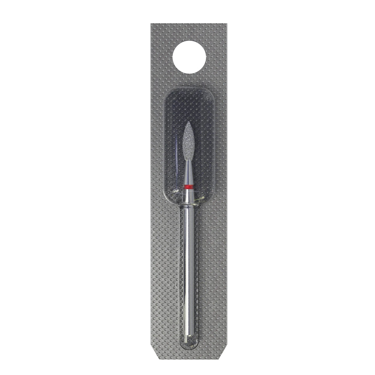 STALEKS EXPERT Fresa diamantada «Llama aguda» roja, diámetro 2,3 mm, parte de trabajo 8 mm