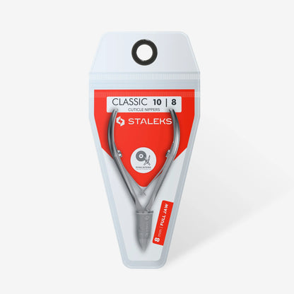 STALEKS CLASSIC 10 Alicates para piel, 8 mm