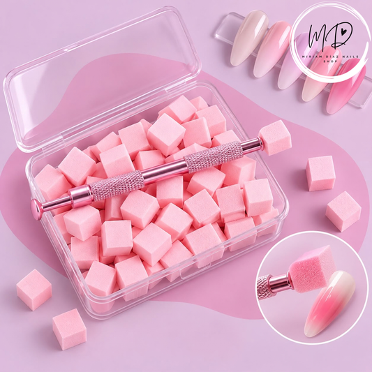 Set de esponjas para degradados y Nail Art