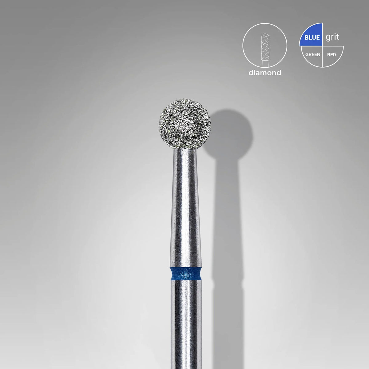 STALEKS EXPERT Fresa de diamantes «bola» azul, diámetro 4 mm