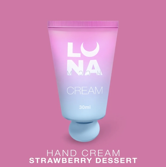 LUNAmoon Crema de manos Strawberry Dessert 30ml