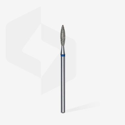 STALEKS EXPERT Fresa diamantada «Llama» azul, diámetro 2,3 mm, parte de trabajo 10 mm